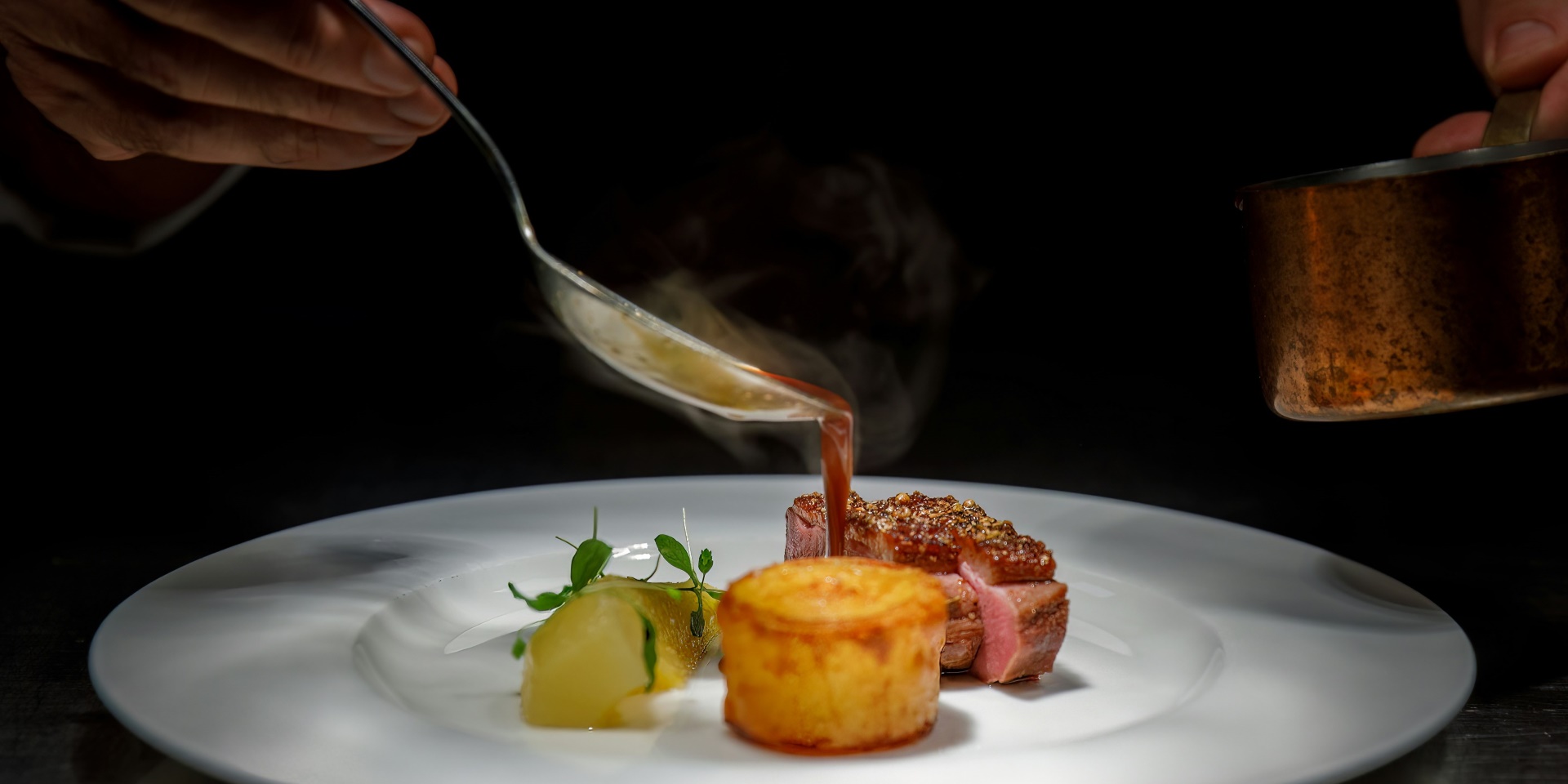 Plat gastronomique
